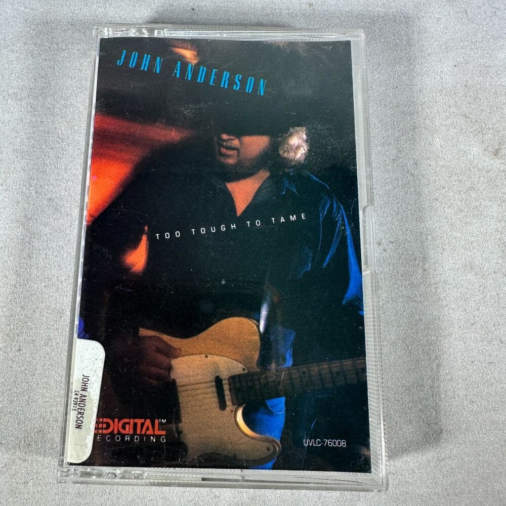 John Anderson Too Tough To Tame Cassette Tape 1989 Country Music HQ MCA Records